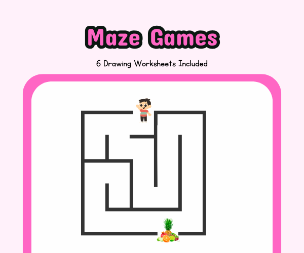 maze games worksheets free