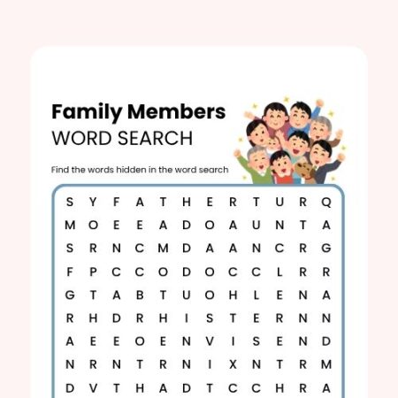 family-members-worksheet-ukg-english