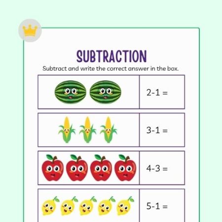 creative-substraction-worksheet-ukg