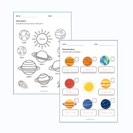 solar-system-worksheet